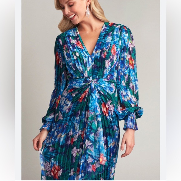 TADASHI SHOJI milo floral print dress size 16 - Picture 2 of 4